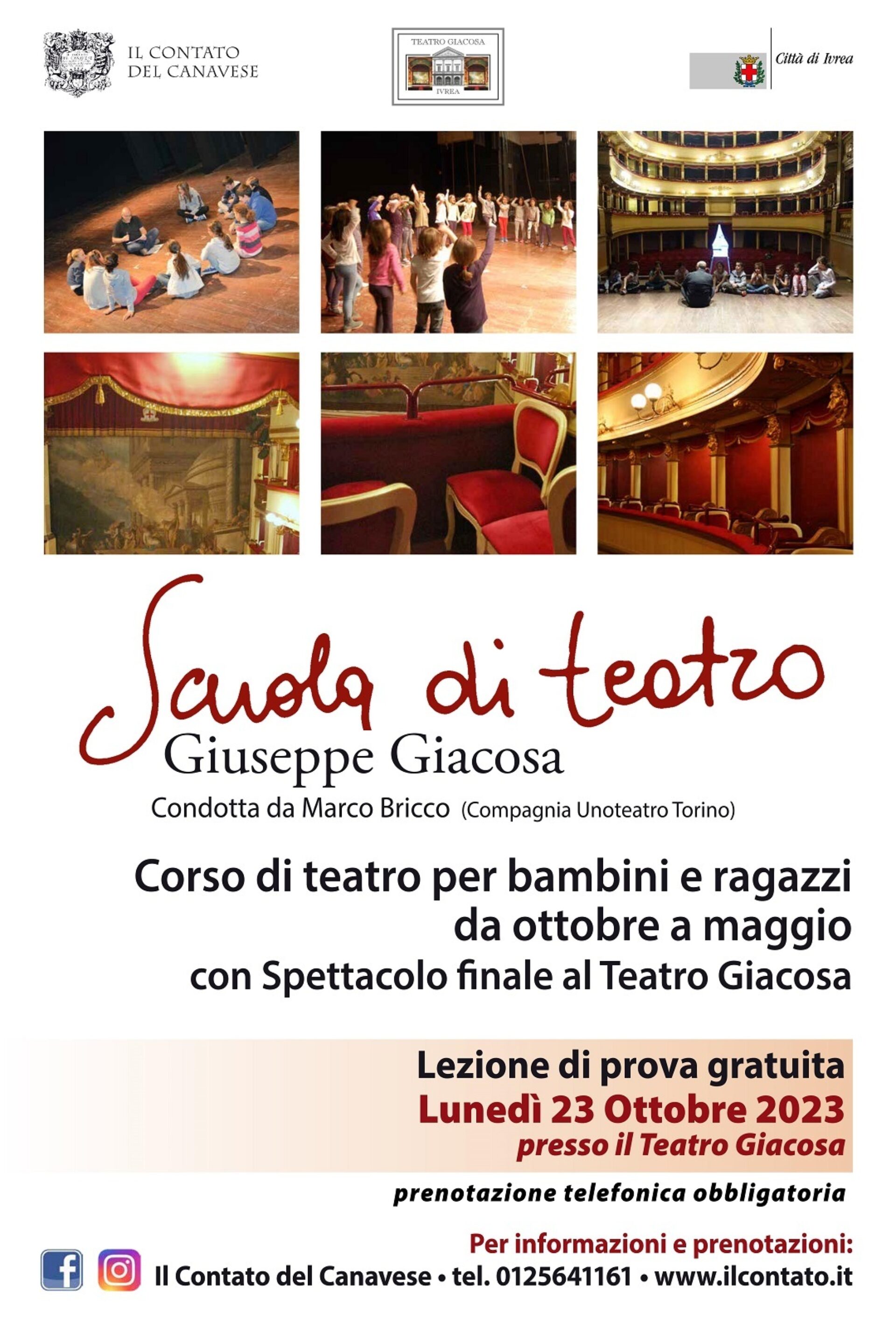 Scuola teatro locandina